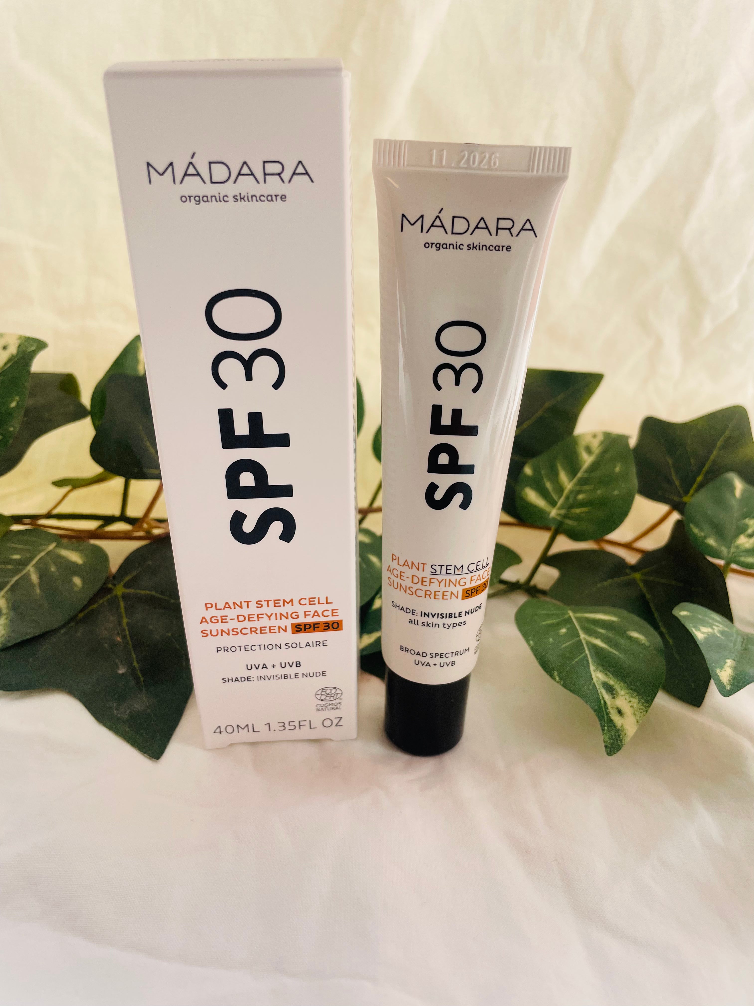 MADARA Plant Stem Cell Age-Defying Face Sunscreen SPF30