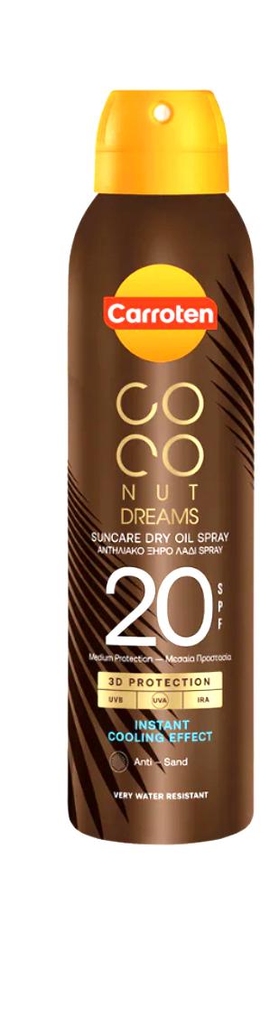 Carroten Coconut Dreams Suncare Dry Oil Spray SPF 20