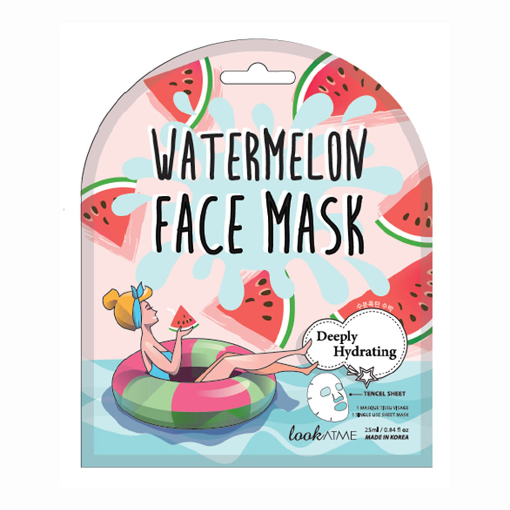 LOOK AT ME TENCEL FACE MASK WATERMELON