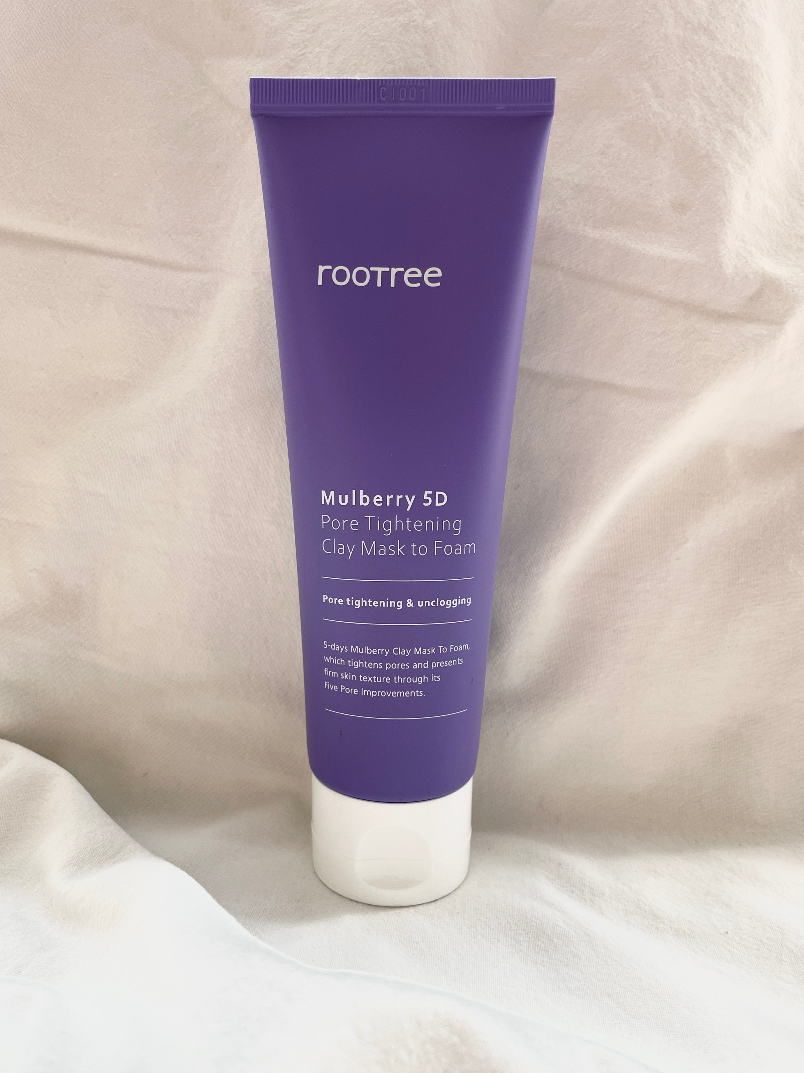 Mulberry 5D Pore Tigthening Clay Mask to Foam