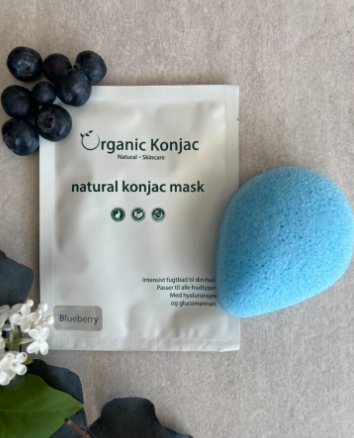 Blueberry Natural Konjac Mask