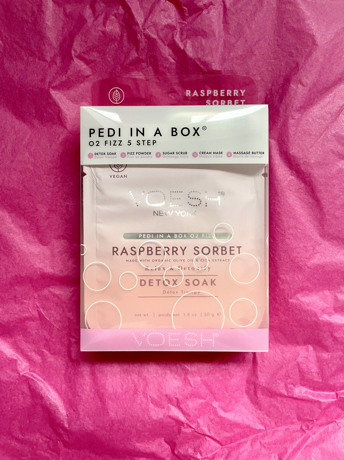 Pedi In A Box, Raspberry Sorbet O2 Fizz